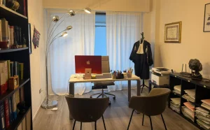 Postazione di lavoro dell'avvocato
